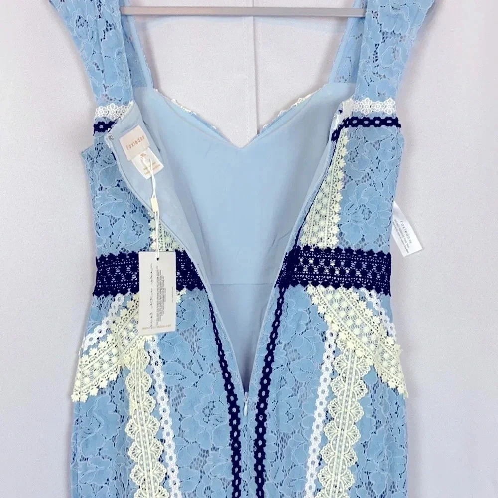 NWT Anthropologie Foxiedox Sweetheart Neckline‎ Lace Dress XS - Picture 7 of 9